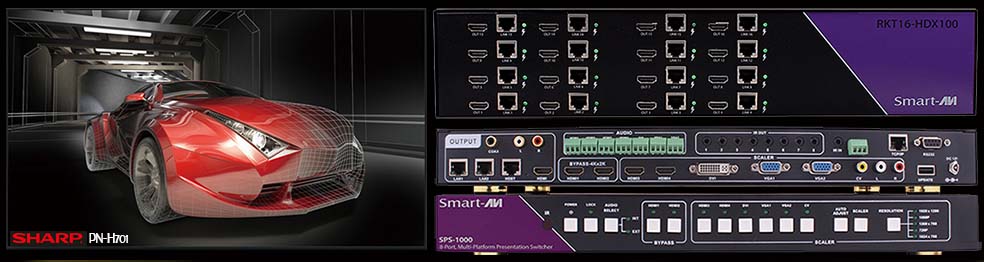 Sharp PN-H701 and SMART AVI Switcher Matrix /></td>
  </tr>
  <tr>
    <td  colspan=